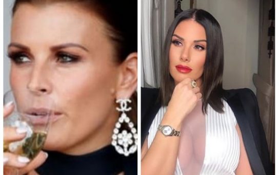 Rebekah Vardy cries to Coleen Rooney that she is not a 'Rat'