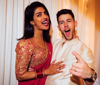 Nick Jonas celebrates first Karva Chauth with wife, Priyanka Chopra