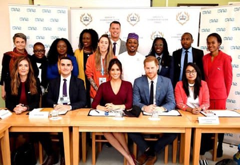 Harry makes a surprise appearance at the One Young World Summit