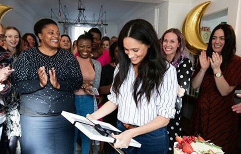 Meghan visits Bakery speaks about the culture of 'instant solution'