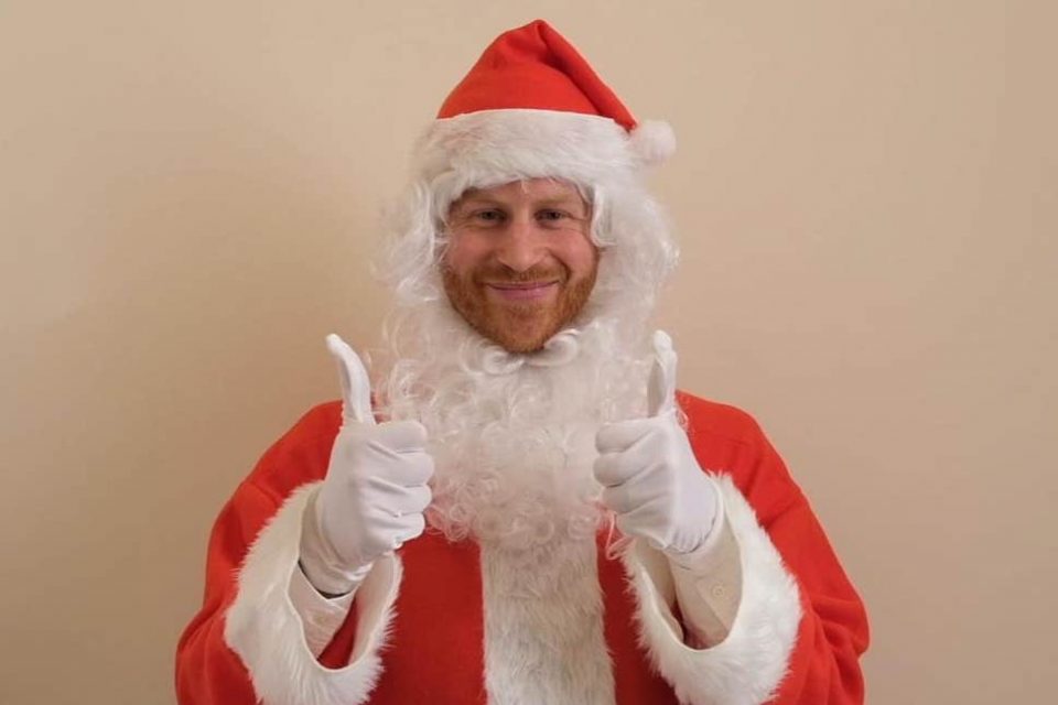 Santa Harry Sends Christmas Message To Kids Of Fallen Soldiers