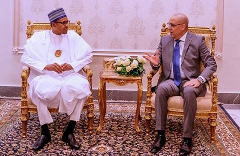 Aswan Forum: President Muhammadu Buhari Arrives Egypt