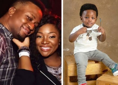 Toolz Oniru Shows Off Son's Face For The First Time On His Birthday
