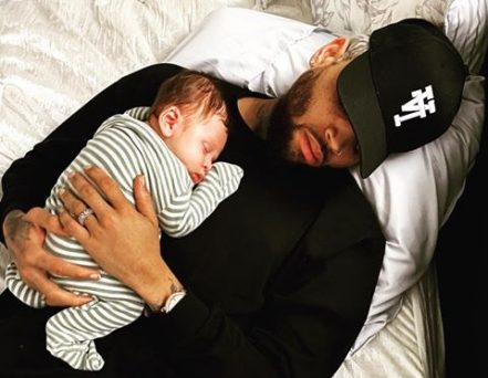 Chris Brown Shares Adorable New Photo Of Newborn Son, Aeko Catori