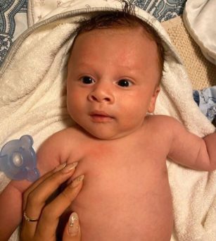 Ammika Harris Shares Shirtless Photo Of Son, Aeko Brown