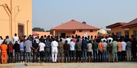 EFCC Arrests 89 Yahoo-Boys Inside A Nightclub In Ibadan 