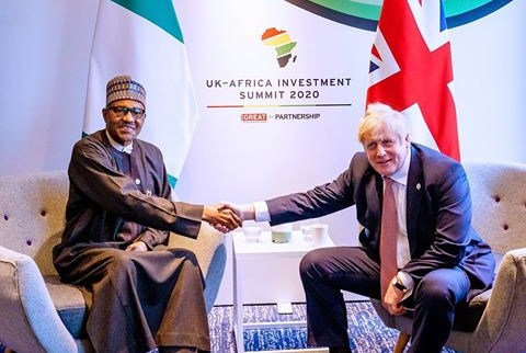 UK-Africa Investment Summit: President Buhari Meets With Boris
