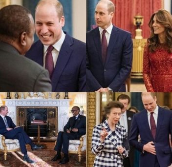 Buckingham Palace: William And Kate Meet With African Leaders