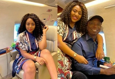 Regina And Her Husband Ned Nwoko Love-up Inside A Private Jet 