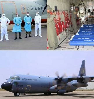 COVID-19: NAF Airlifts Medical Equipment, Gives Other Supports