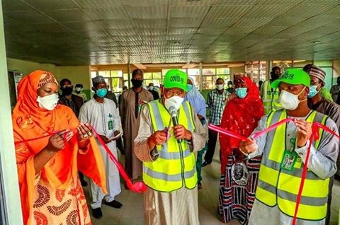 COVID-19: Ganduje Launches Female-Only Isolation Centre