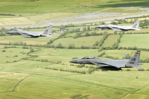 Search Begins For Pilots After U.S Fighter Jet Crashed Into North Sea 
