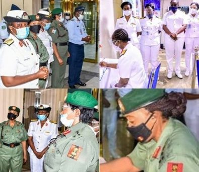 Tolulope Arotile: Female Generals Pay Condolence Visit To NAF