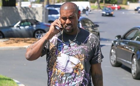 Kanye Reportedly Back To LA After Kim Kardashian Split