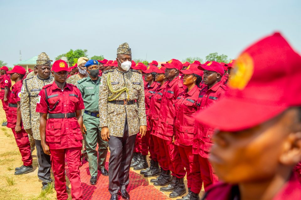 Gov. Seyi Attends Àmòtékún Corps Passing Out Ceremony In Oyo