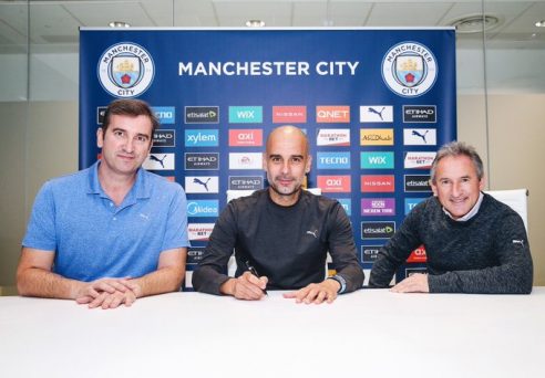 Pep Guardiola Signs A New Two-Year Contract With Man. City