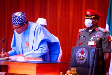 Mahmood Yakubu Sworn In As INEC Chair For 2nd Term Of 5-Years