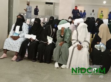 802 Nigerians Return To Nigeria From Saudi Arabia