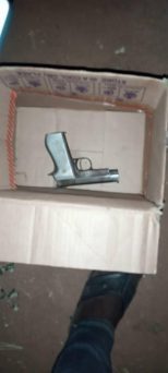 Police Discovers Pistol Inside A Recovered Stolen Vehicle