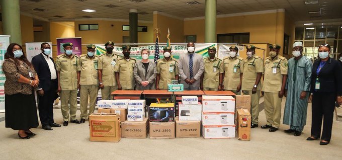 United States Embassy Donates Equipment To Correctional Service