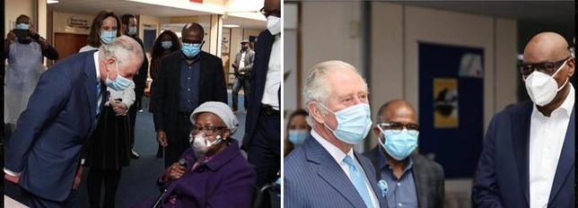 Prince Charles Poses With Blacks Health Workers