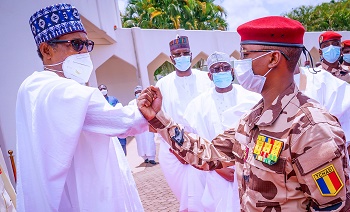Mahamat Idris Deby Itno: Buhari Receives Chadian Leader