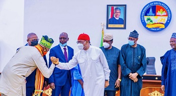 National Assembly Members Meet Okowa Over Constitution