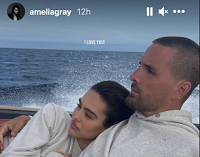 Amelia Hamlin And Scott Disick Enjoy Boat Ride In Miami