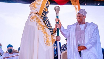 Emir Of Kano Aminu Ado Bayero Gets Staff Of Office