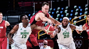 D'Tigers Of Nigeria Fall 92-99 To Germany