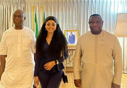 Regina Daniels-Nwoko Goes Presidential Visits President Bio