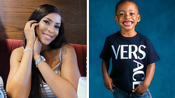 Linda Ikeji's Son Rocks A Colourful Versace For 3rd Birthday