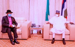 State Of Emergency: Gov. Obiano Visits President Buhari