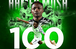 Captain Ahmed Musa Marks His 100th Cap. For Eagles