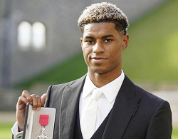 Manchester United Star Marcus Rashford Gets His MBE