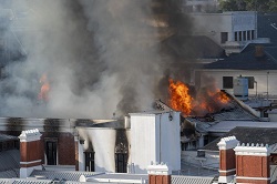 South Africa’s Parliament Chamber On Fire Again