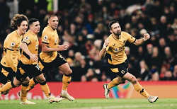 Wolves Beat Manchester United 0-1 At Old Trafford