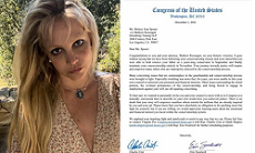Singer Britney Spears Shares Note Inviting Her To Congress
