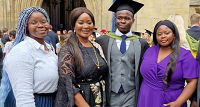 Ex-Ogun First Lady Olufunsho Amosun Celebrates Son Damilola As He Graduates From A Foreign University