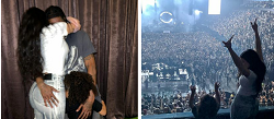 TV Star Kylie Jenner Shares Family Photo At Travis's Concert