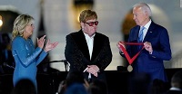 Legendary Singer Elton John Honoured By Joe Biden