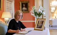 Truss Condoles King Charles Over The Passing Of Her Majesty