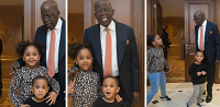 Bola Tinubu's Lovely Photos With His Grandkids