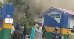 Kano Police Command Headquarters Reportedly Gutted By Fire