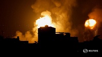 Israeli Air Strikes On Gaza Strip Kill 13 Palestinians