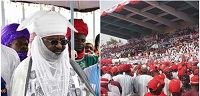 Emir Of Kano Aminu Ado Bayero Booed At Inauguration Ground