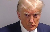 Donald Trump's Police Mugshot Released After Arrest In Atlanta, Georgia