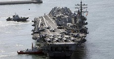 US Nuclear-Powered Aircraft Carrier Arrives In South Korea