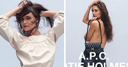 Katie Holmes Goes Topless For Her A.P.C. Collection
