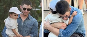 Nick Jonas Hits The Amusement Park With Daughter Malti,